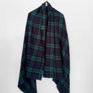 Gap plaid blanket scarf.